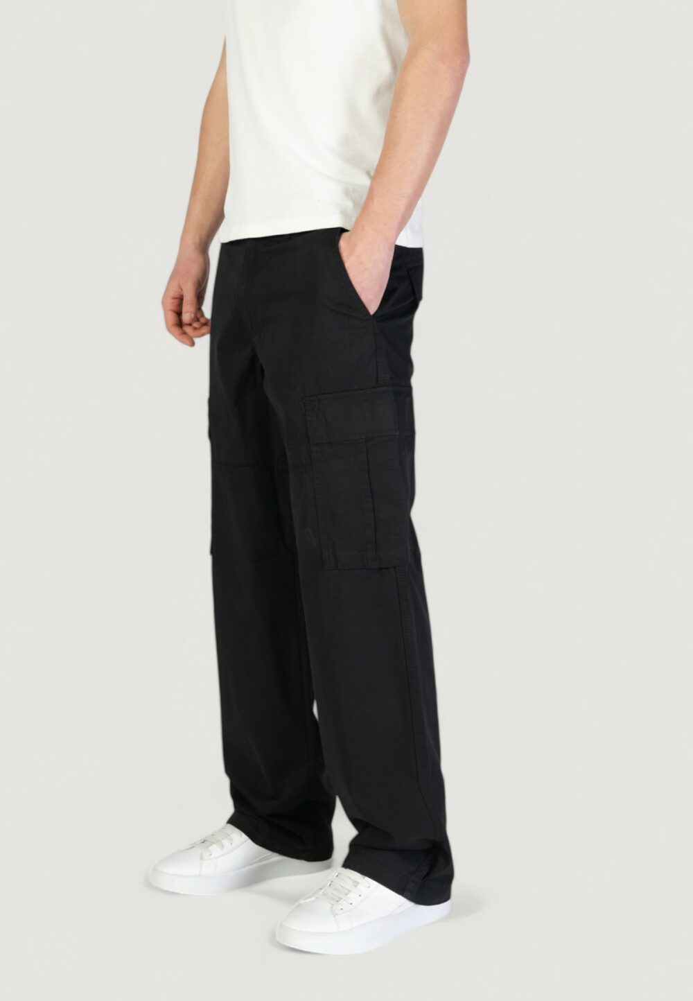 Pantaloni Jack Jones JPSTBILL KNOCKOUT CARGO LN Nero - Foto 1