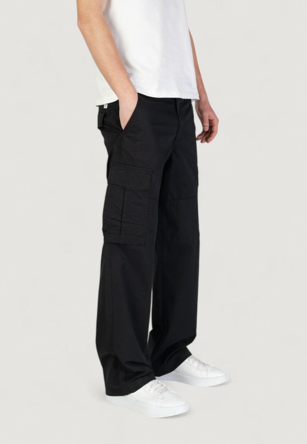 Pantaloni Jack Jones JPSTBILL KNOCKOUT CARGO LN Nero - Foto 3