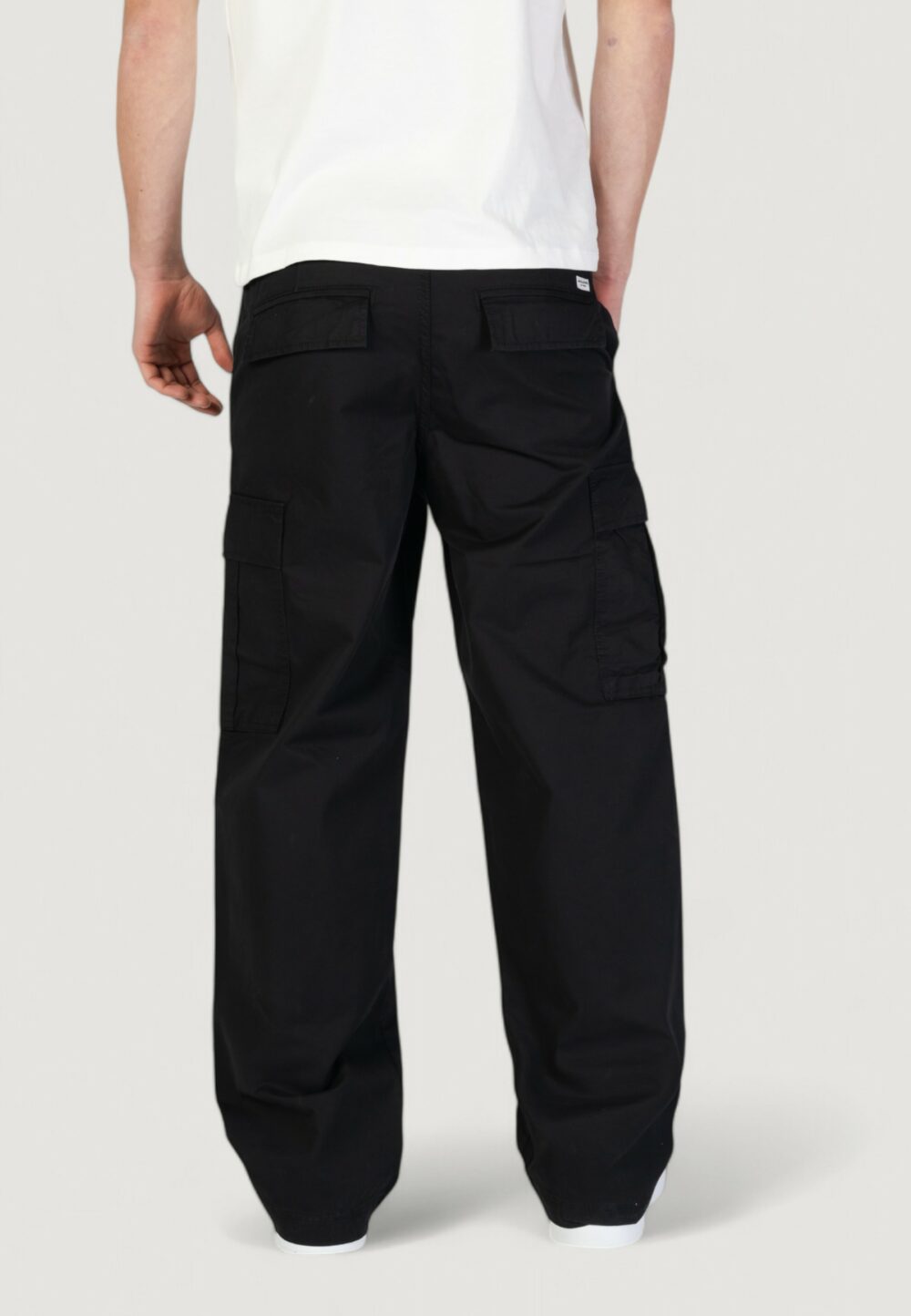 Pantaloni Jack Jones JPSTBILL KNOCKOUT CARGO LN Nero - Foto 4