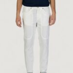 Pantaloni slim Jeckerson JOHN 5 TASCHE TOPPA Bianco - Foto 3