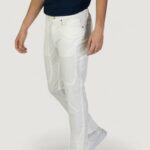 Pantaloni slim Jeckerson JOHN 5 TASCHE TOPPA Bianco - Foto 1