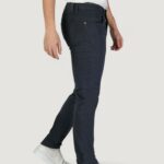 Pantaloni slim Jeckerson JOHN 5 TASCHE TOPPA Blue scuro - Foto 4