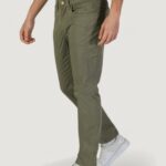 Pantaloni slim Jeckerson JOHN 5 TASCHE TOPPA VERDE SALVIA - Foto 2