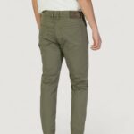 Pantaloni slim Jeckerson JOHN 5 TASCHE TOPPA VERDE SALVIA - Foto 4