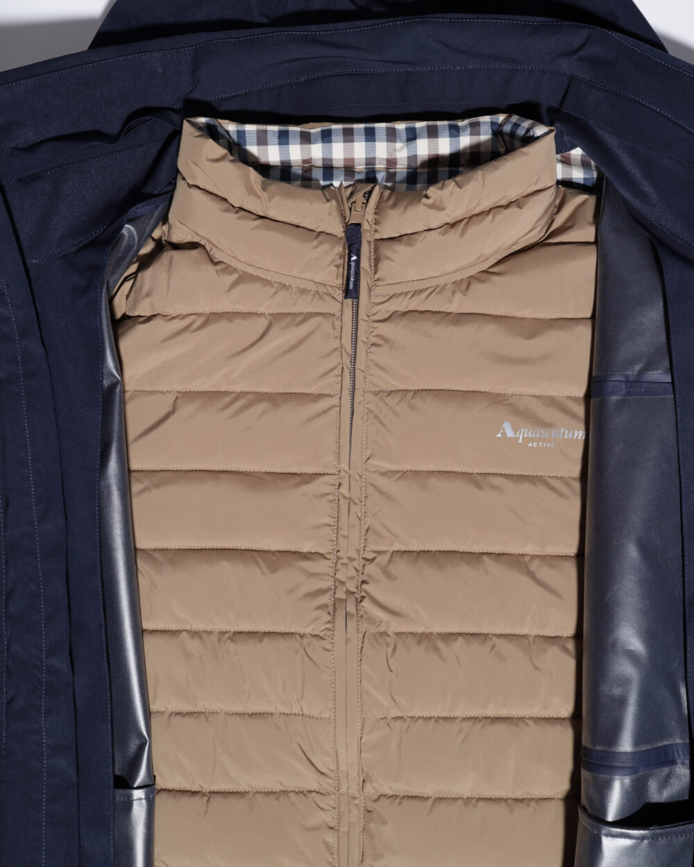 Parka Aquascutum HYDRO 3-WAY ACTIVE PARKA Blu - Foto 4