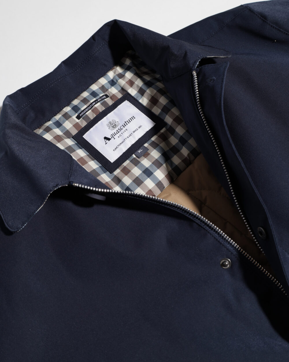 Parka Aquascutum HYDRO ACTIVE LONG TRENCH Blu - Foto 2