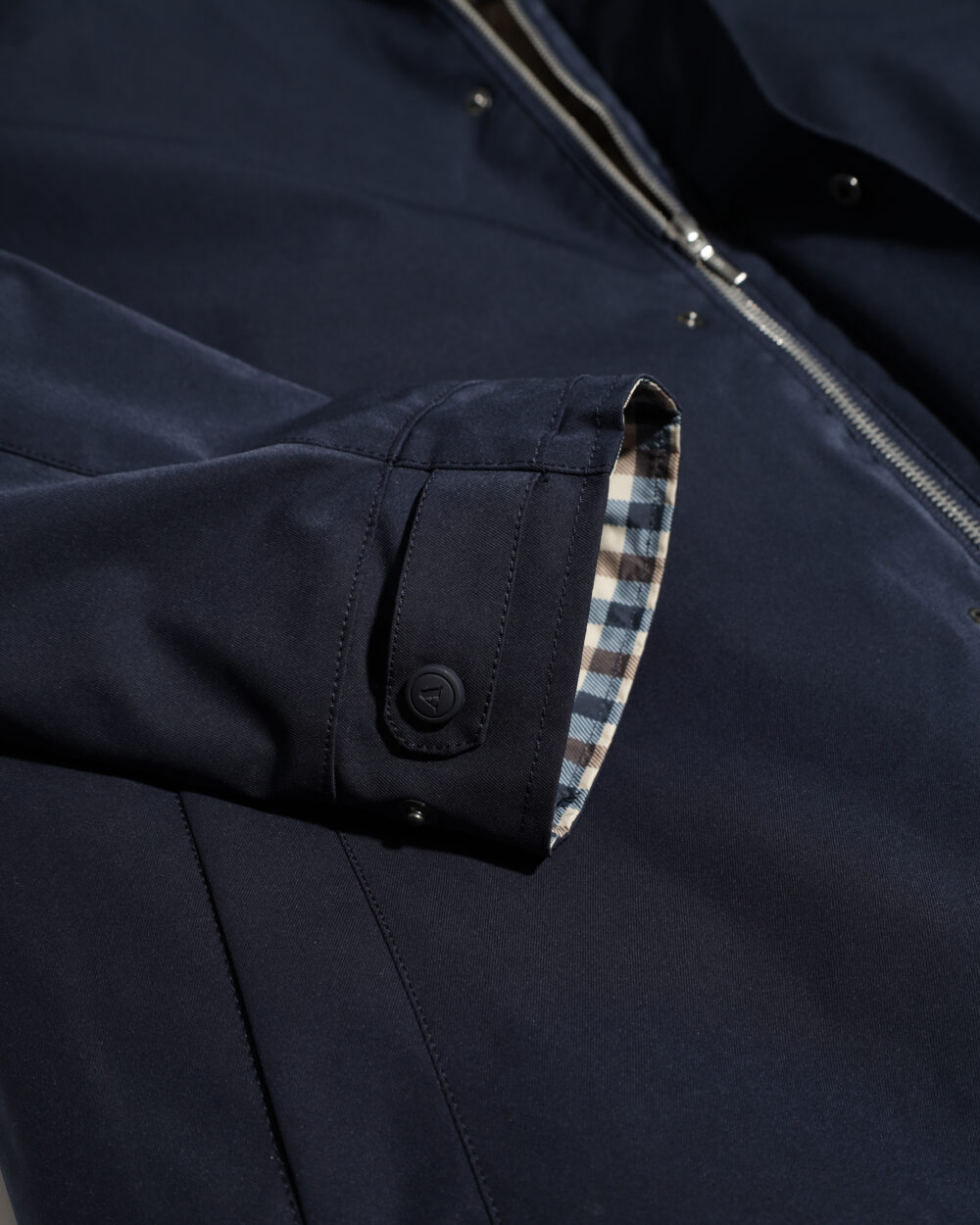 Parka Aquascutum HYDRO ACTIVE LONG TRENCH Blu - Foto 4