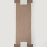 Pashmina Calvin Klein GEO MINIMAL LOGO LINEN STOLE Beige - Foto 3