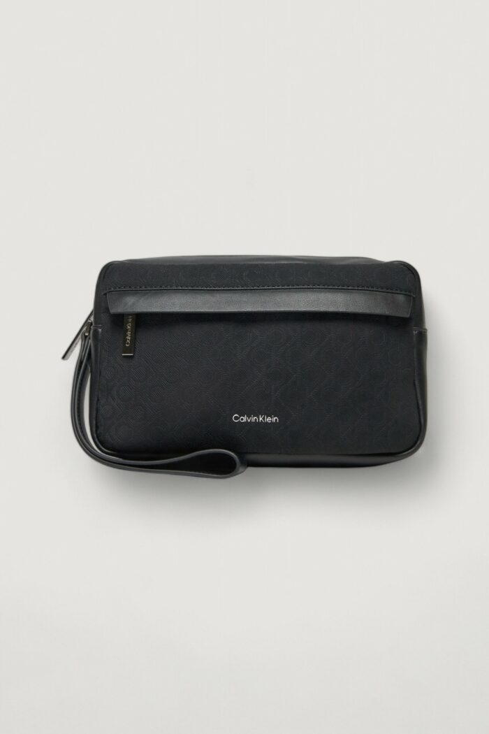 Pochette e beauty Calvin Klein CK MUST MONO WASHBAG Nero