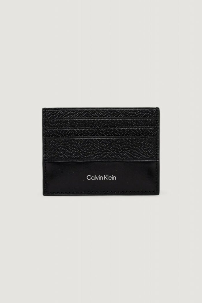 Portacarte Calvin Klein CK MUST CARDHOLDER 6CC Nero