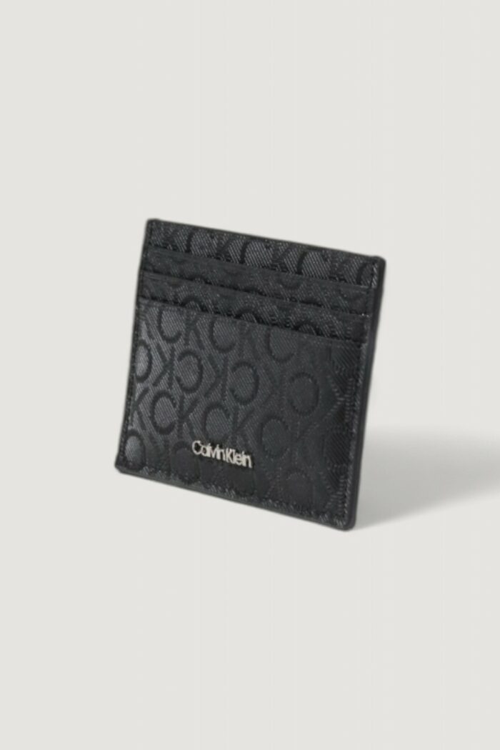 Portacarte Calvin Klein CK MUST MONO CARDHOLDER 6CC Nero