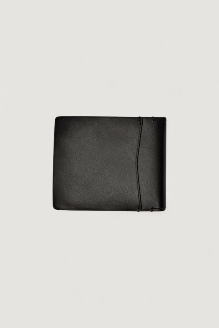 Portafoglio con portamonete Calvin Klein MONOGRAM SOFT BIFOLD W/COIN Nero