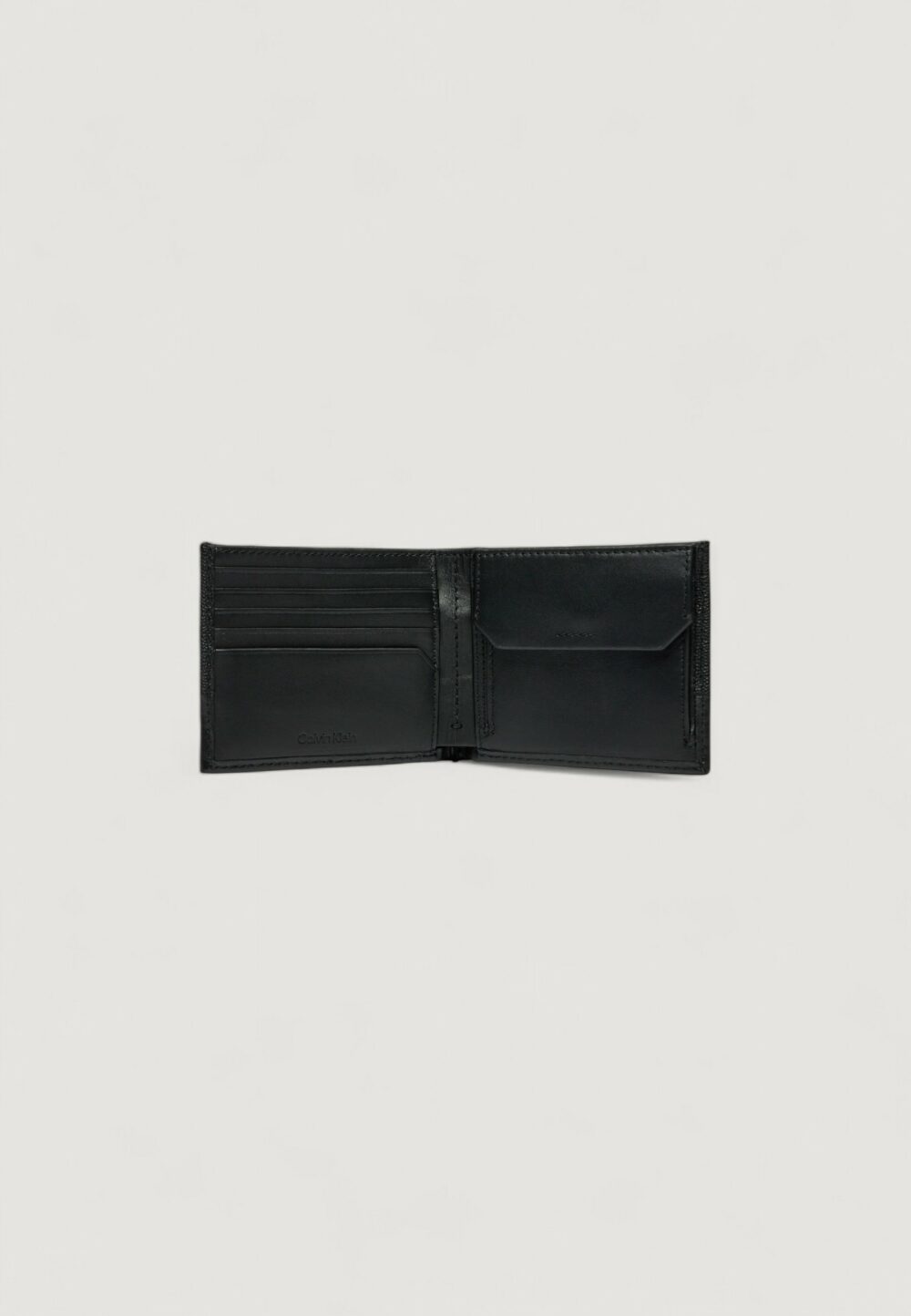 Portafoglio con portamonete Calvin Klein CK MUST BIFOLD 5CC W/COIN Nero - Foto 3