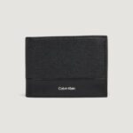 Portafoglio con portamonete Calvin Klein CK MUST TRIFOLD 10CC W/COIN Nero - Foto 1