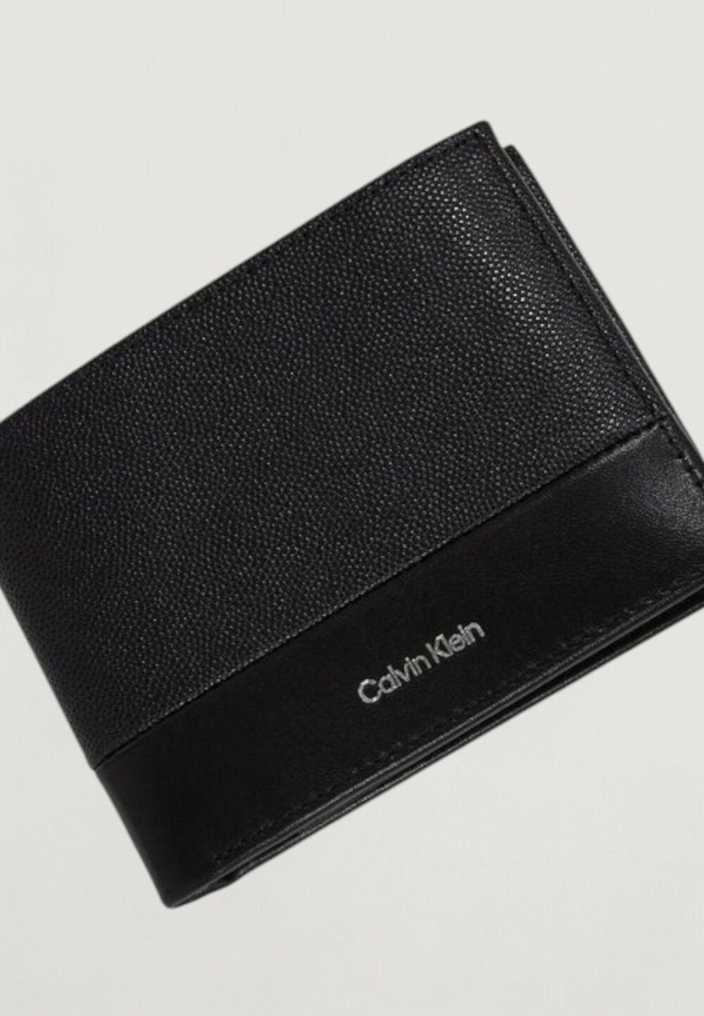 Portafoglio con portamonete Calvin Klein CK MUST TRIFOLD 10CC W/COIN Nero - Foto 4