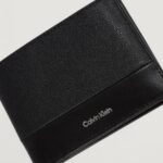 Portafoglio con portamonete Calvin Klein CK MUST TRIFOLD 10CC W/COIN Nero - Foto 4