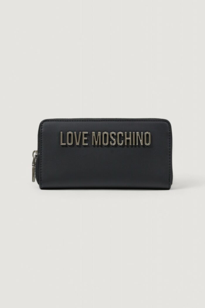 Portafoglio grande Love Moschino  Antracite