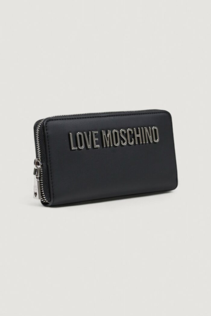 Portafoglio grande Love Moschino  Antracite