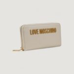 Portafoglio grande Love Moschino  Beige - Foto 2