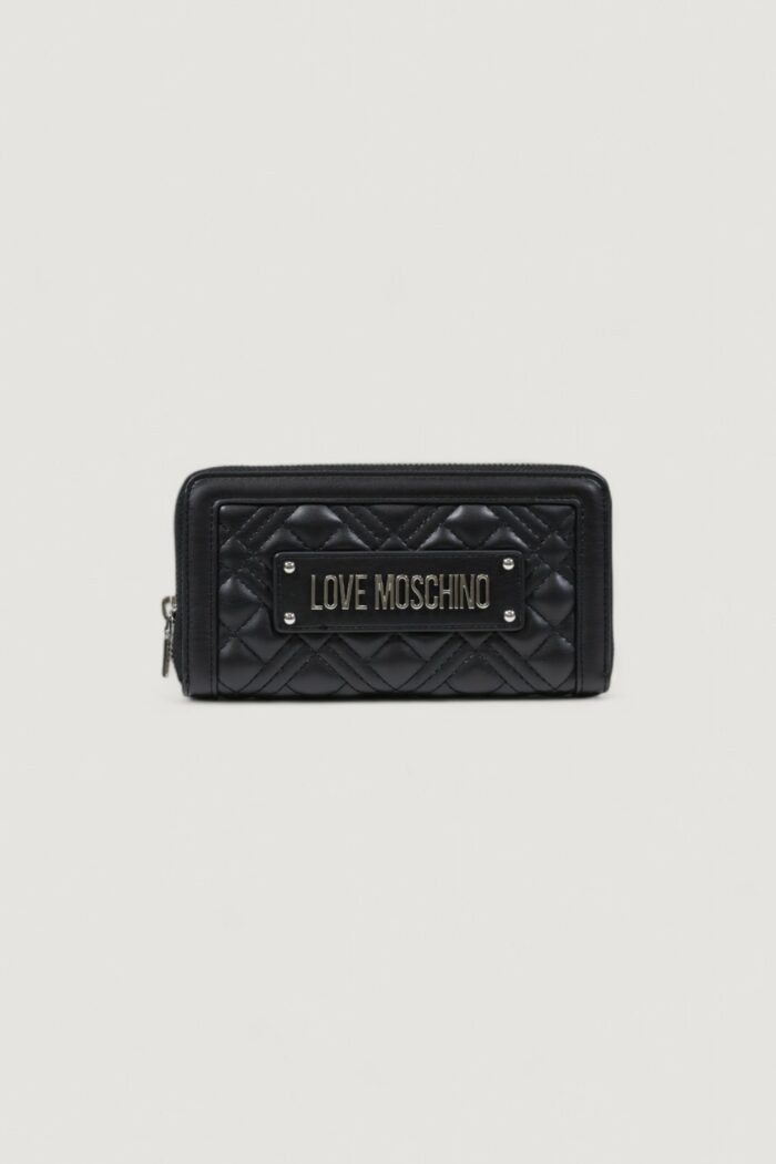 Portafoglio grande Love Moschino  Nero