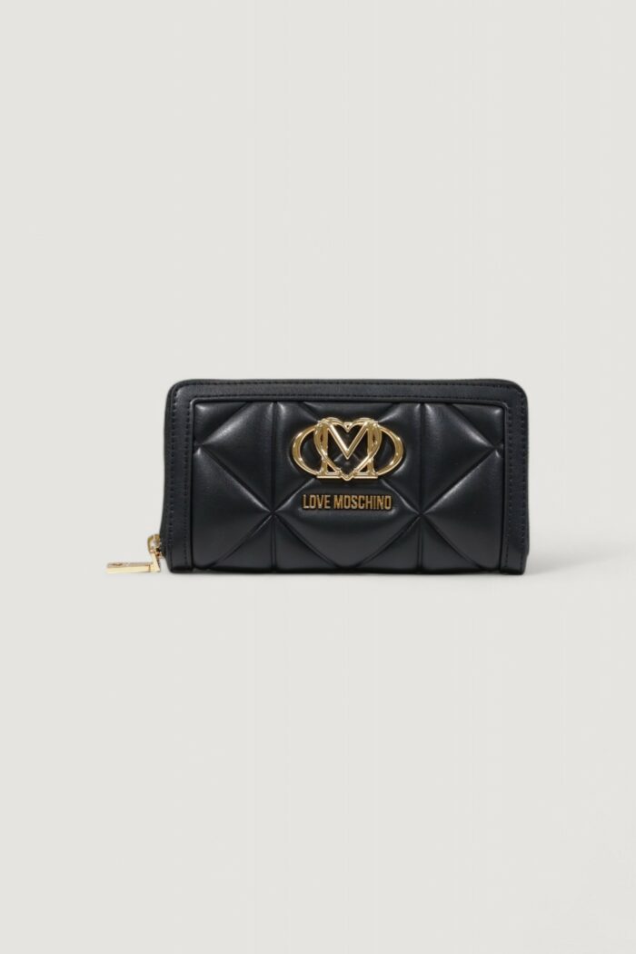 Portafoglio grande Love Moschino  Nero