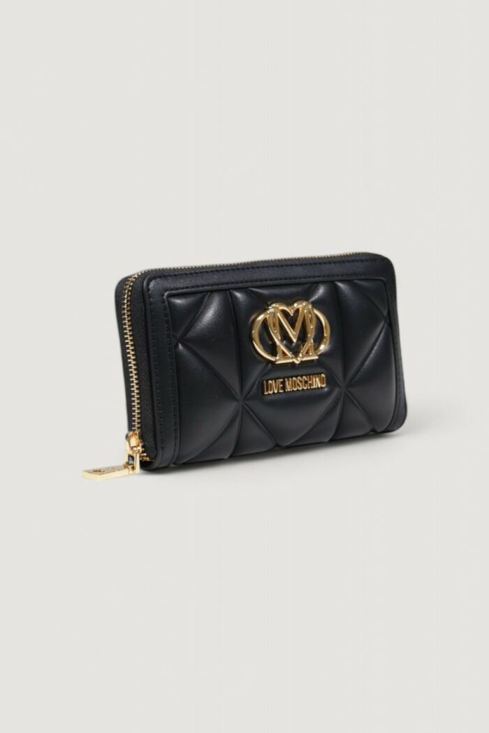 Portafoglio grande Love Moschino  Nero