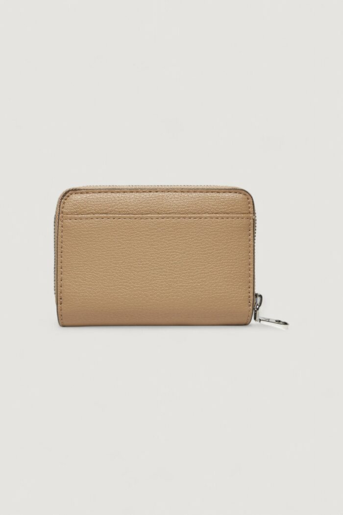 Portafoglio piccolo Calvin Klein MINIMAL MONOGRAM MED ZIP AROUND Beige