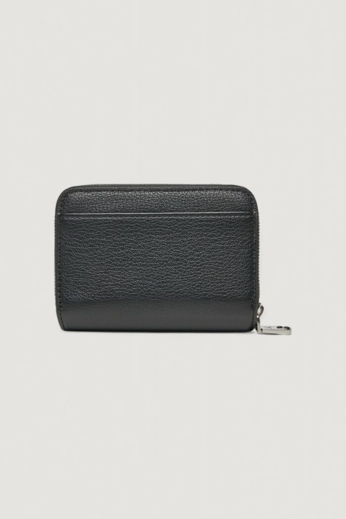 Portafoglio piccolo Calvin Klein MINIMAL MONOGRAM MED ZIP AROUND Nero