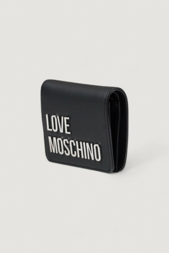 Portafoglio piccolo Love Moschino  Antracite