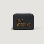 Portafoglio piccolo Love Moschino  Black gold - Foto 1