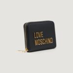 Portafoglio piccolo Love Moschino  Black gold - Foto 2