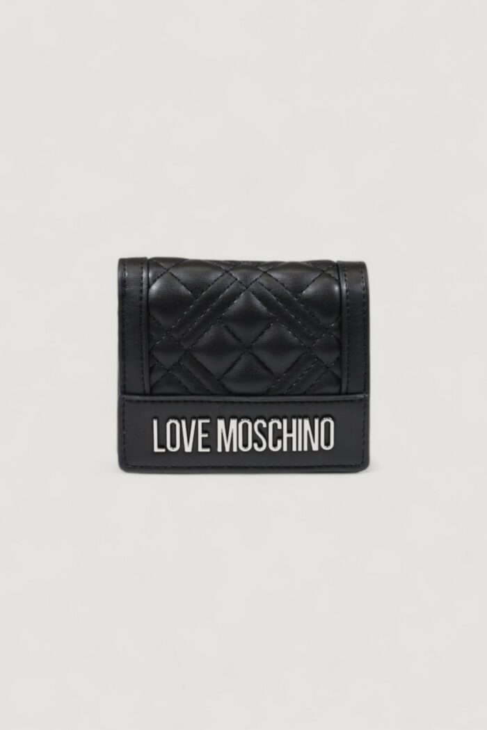 Portafoglio piccolo Love Moschino  Nero