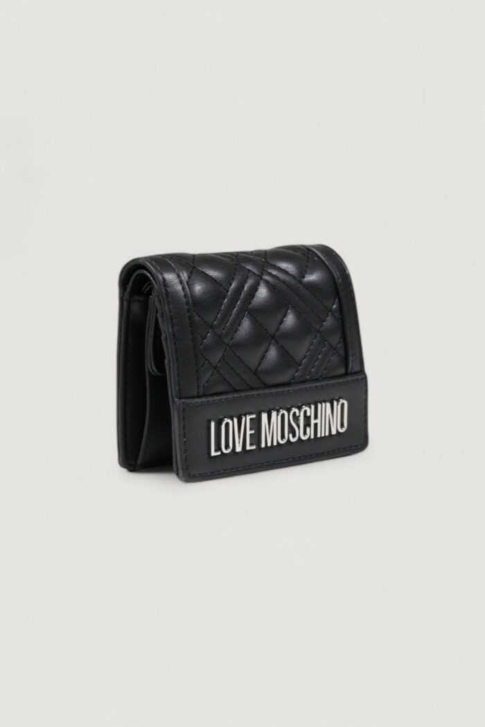 Portafoglio piccolo Love Moschino  Nero