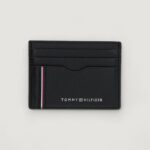 Portafoglio senza portamonete Tommy Hilfiger TH CORP CC HOLDER Nero - Foto 1