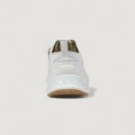 Sneakers Pinko ARIEL 15 - SPREADING/MESH/MIRROR Bianco - Oro - Foto 4