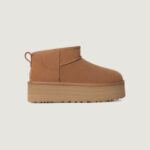 Stivali UGG CLASSIC ULTRA MINI PLATFORM Beige scuro - Foto 1