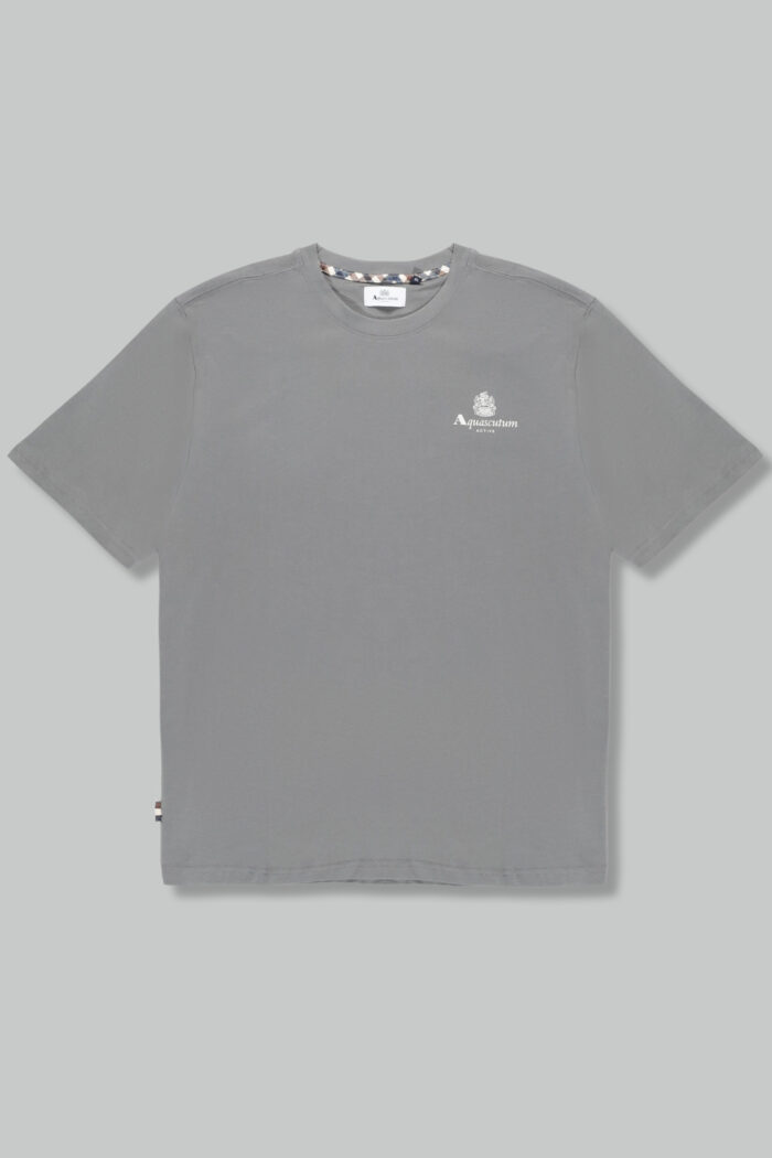 T-shirt Aquascutum ACTIVE SMALL LOGO T-SHIRT Antracite