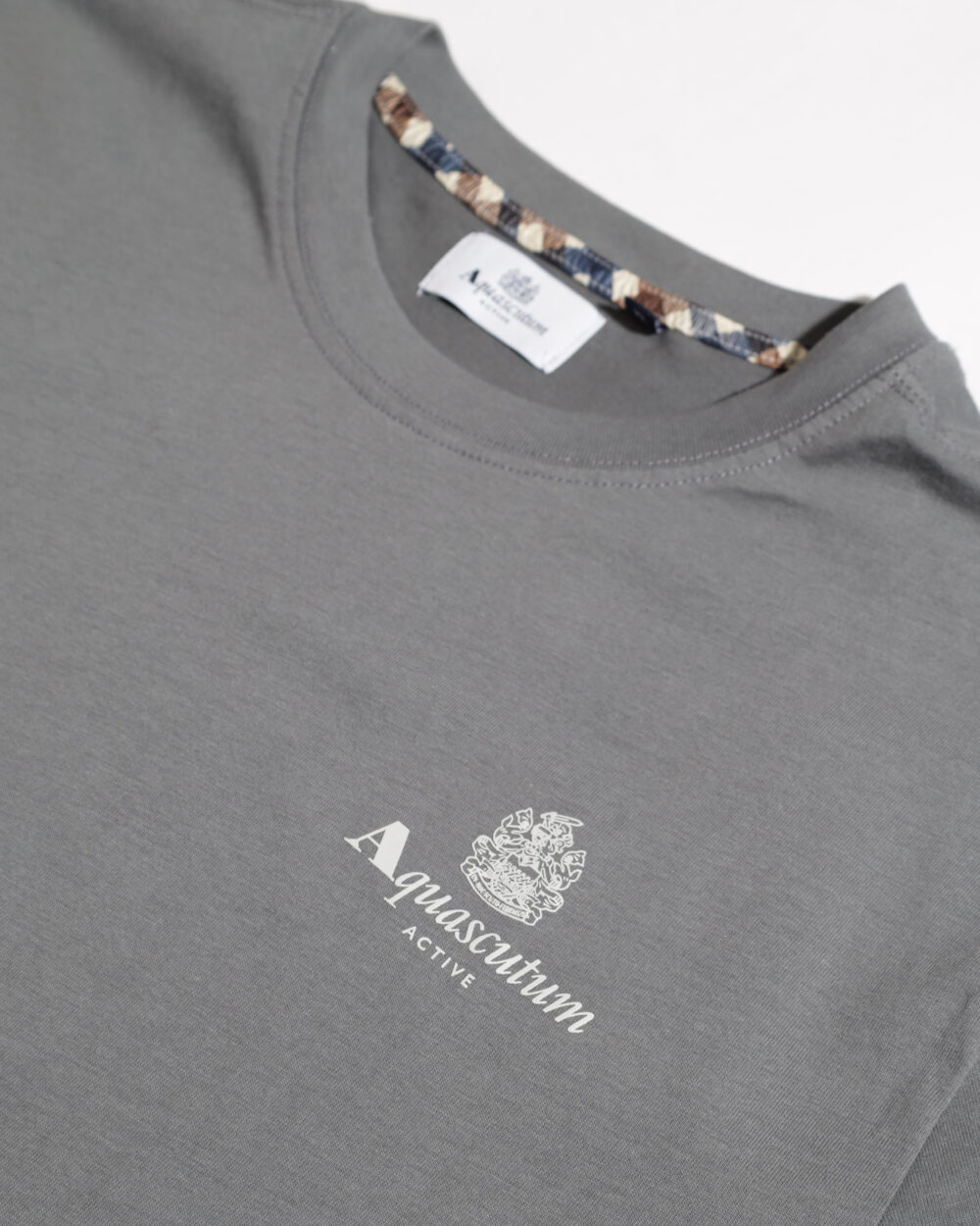 T-shirt Aquascutum ACTIVE SMALL LOGO T-SHIRT Antracite - Foto 3