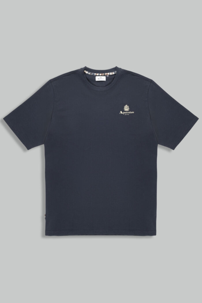 T-shirt Aquascutum ACTIVE SMALL LOGO T-SHIRT Blu