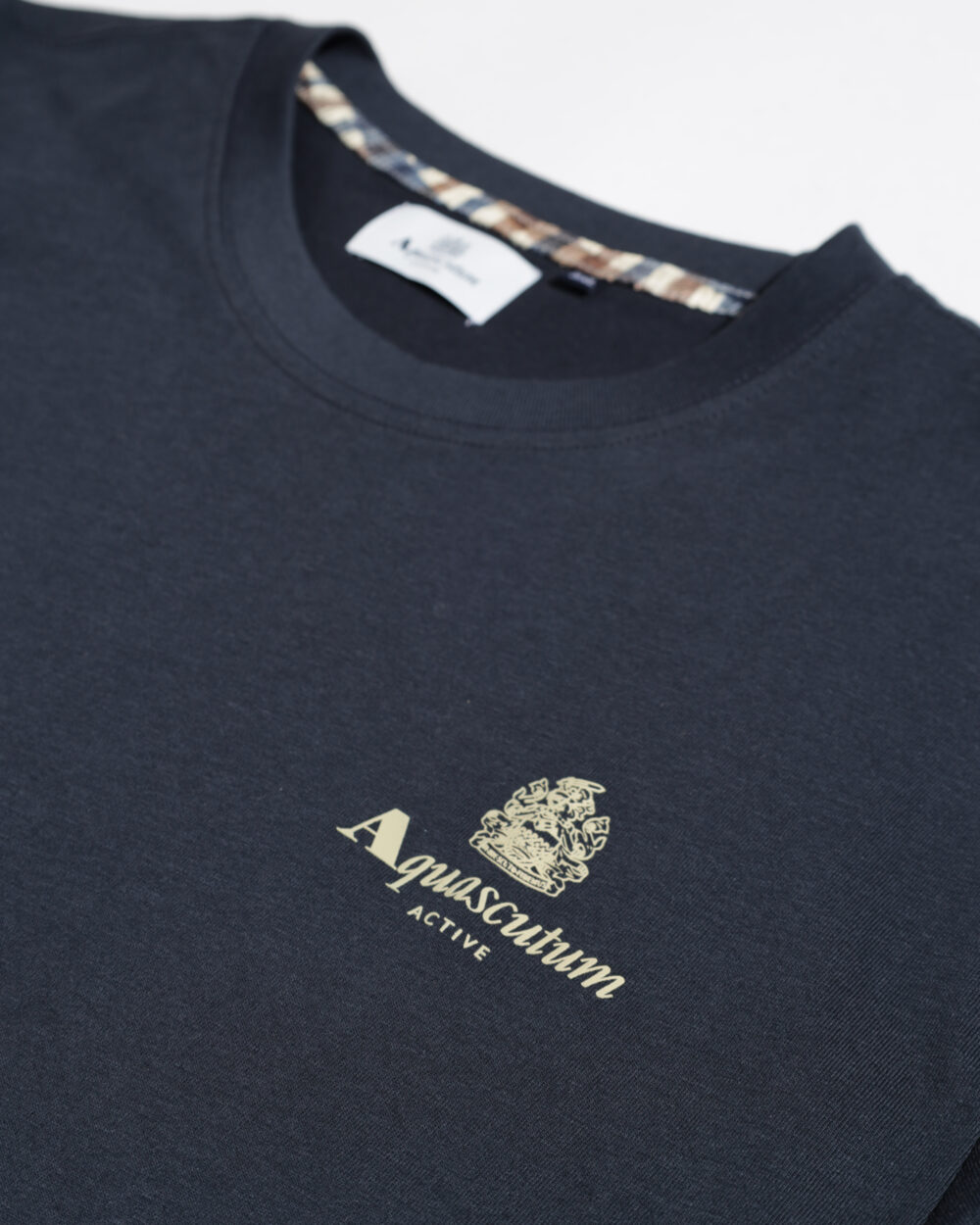 T-shirt Aquascutum ACTIVE SMALL LOGO T-SHIRT Blu - Foto 3