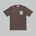 T-shirt Aquascutum ACTIVE CLUB CHECK POCKET T-SHIRT Marrone - Foto 1