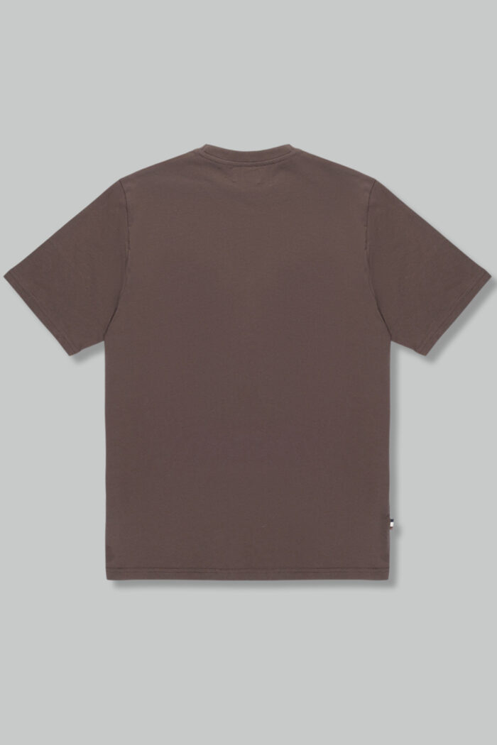 T-shirt Aquascutum ACTIVE CLUB CHECK POCKET T-SHIRT Marrone