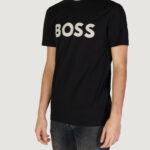 T-shirt Boss THINKING 1 Nero - Grigio - Foto 2