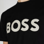 T-shirt Boss THINKING 1 Nero - Grigio - Foto 5