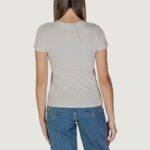 T-shirt Calvin Klein Jeans GRADIENT CK TEE Beige - Foto 4