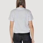 T-shirt Calvin Klein Jeans EMBROIDERED INSTITUTIONAL Bianco - Foto 4