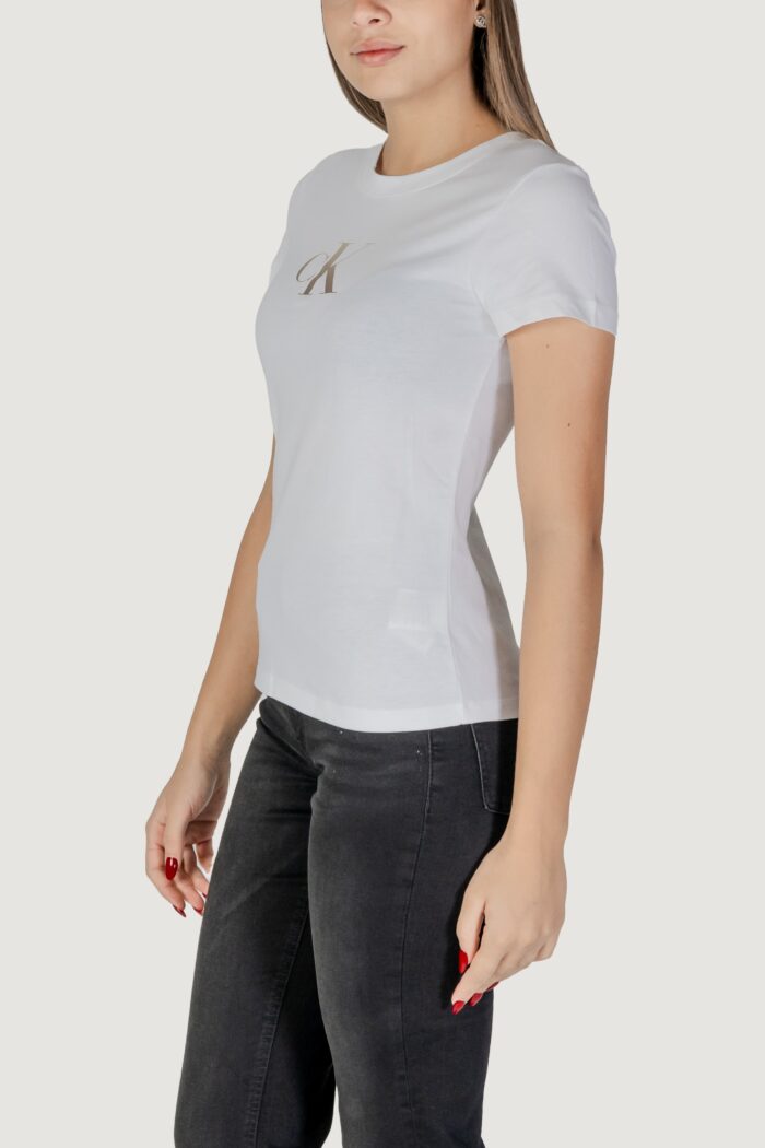 T-shirt Calvin Klein GRADIENT CK TEE Bianco