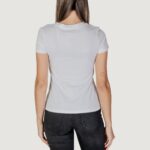 T-shirt Calvin Klein Jeans GRADIENT CK TEE Bianco - Foto 4