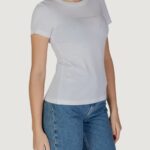 T-shirt Calvin Klein Jeans INSTITUTIONAL GRAPHIC Bianco - Foto 3