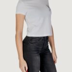 T-shirt Calvin Klein Jeans SCRIPT INSTITUTIONAL Bianco - Foto 3